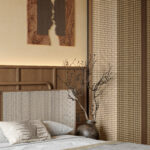 Rattan & Wood Hotel Guest Room Furniture | Wabi-Sabi Modern Luxury Set