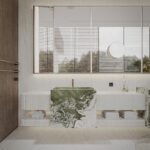 Marble Floating Double Vanity - Luxury Bathroom Statement